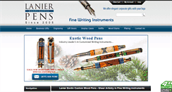 Desktop Screenshot of lanierpens.com